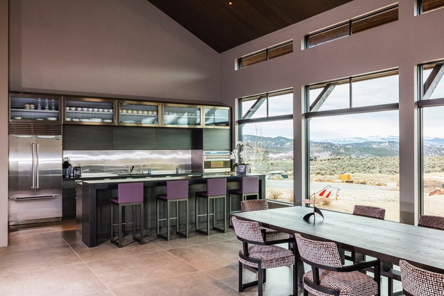 Windy Hill Kitchen with Ultraviolet Accents